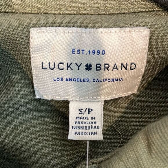 Lucky Brand Men's Spring Olive Shirt Jacket Size S New - Picture 8 of 8